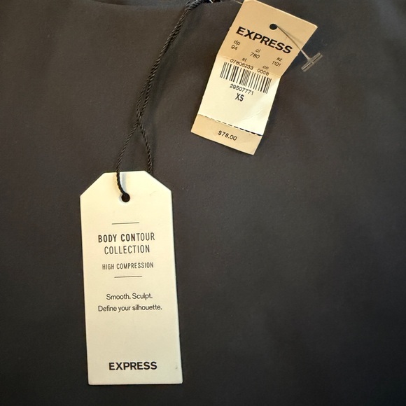 Express bodycon black mini dress size XS NWT - Picture 7 of 7